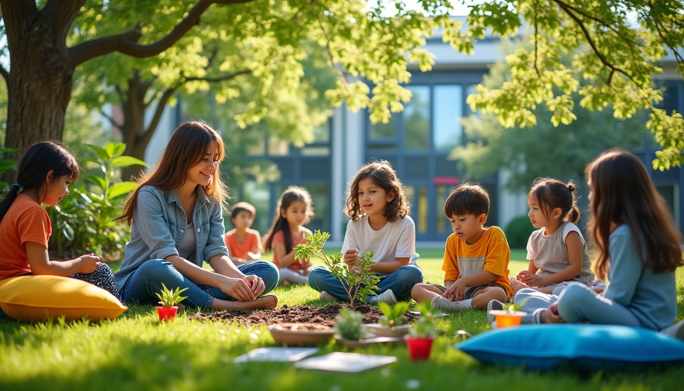 découvrez comment associer la classe flexible à la classe dehors pour reconnecter les élèves à la nature et améliorer leur apprentissage en plein air.