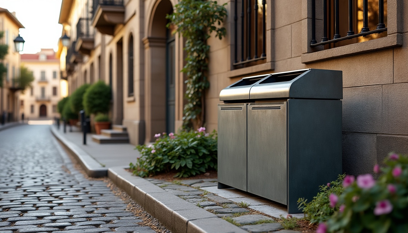 découvrez comment la poubelle urbaine semi-enterrée s'impose comme une solution esthétique et pratique pour préserver l'harmonie des quartiers historiques tout en améliorant la gestion des déchets.