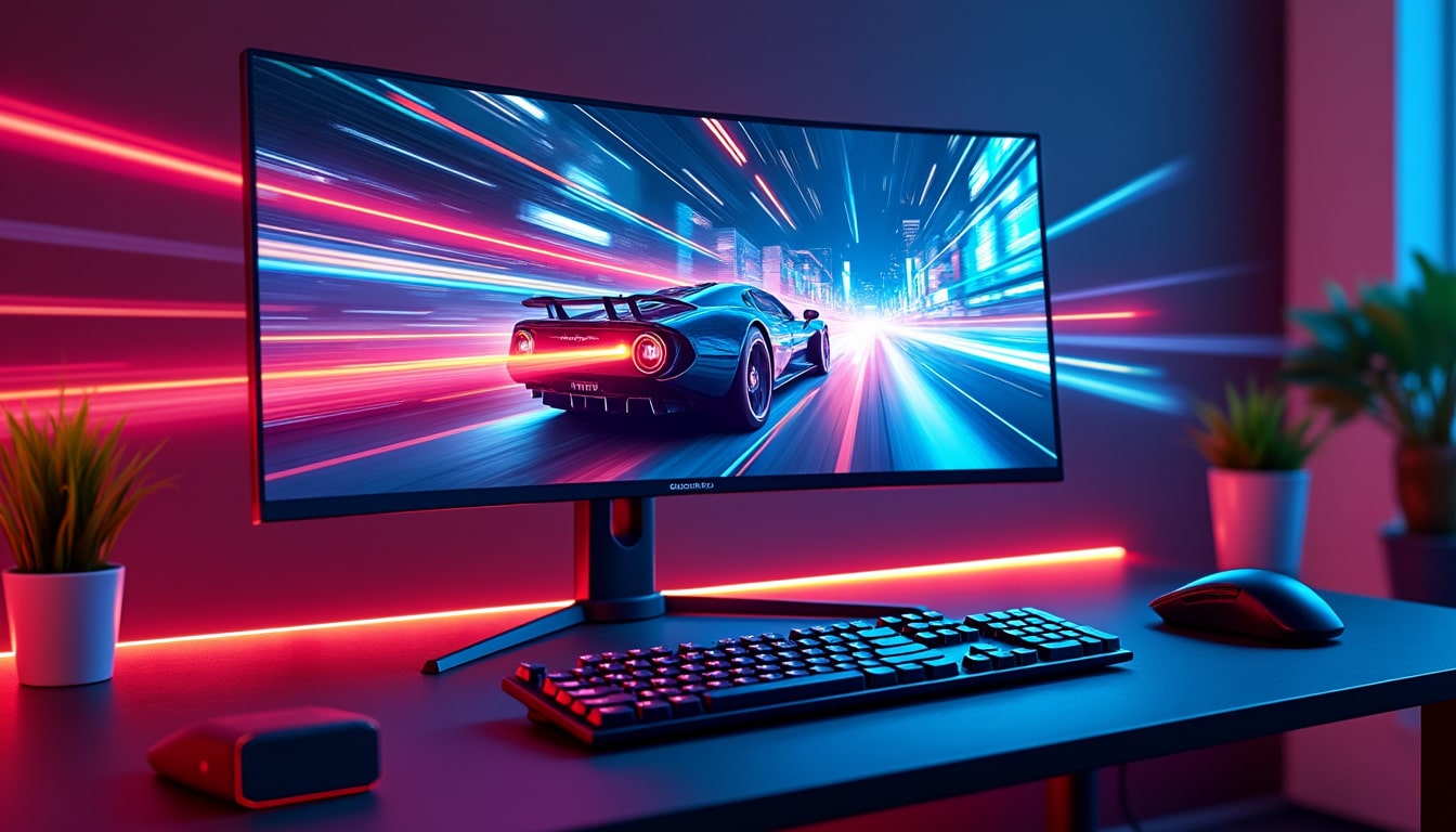 découvrez comment le taux de rafraîchissement adaptatif améliore la fluidité des animations graphiques sur les moniteurs de gaming pour une expérience de jeu plus immersive et sans déchirures.