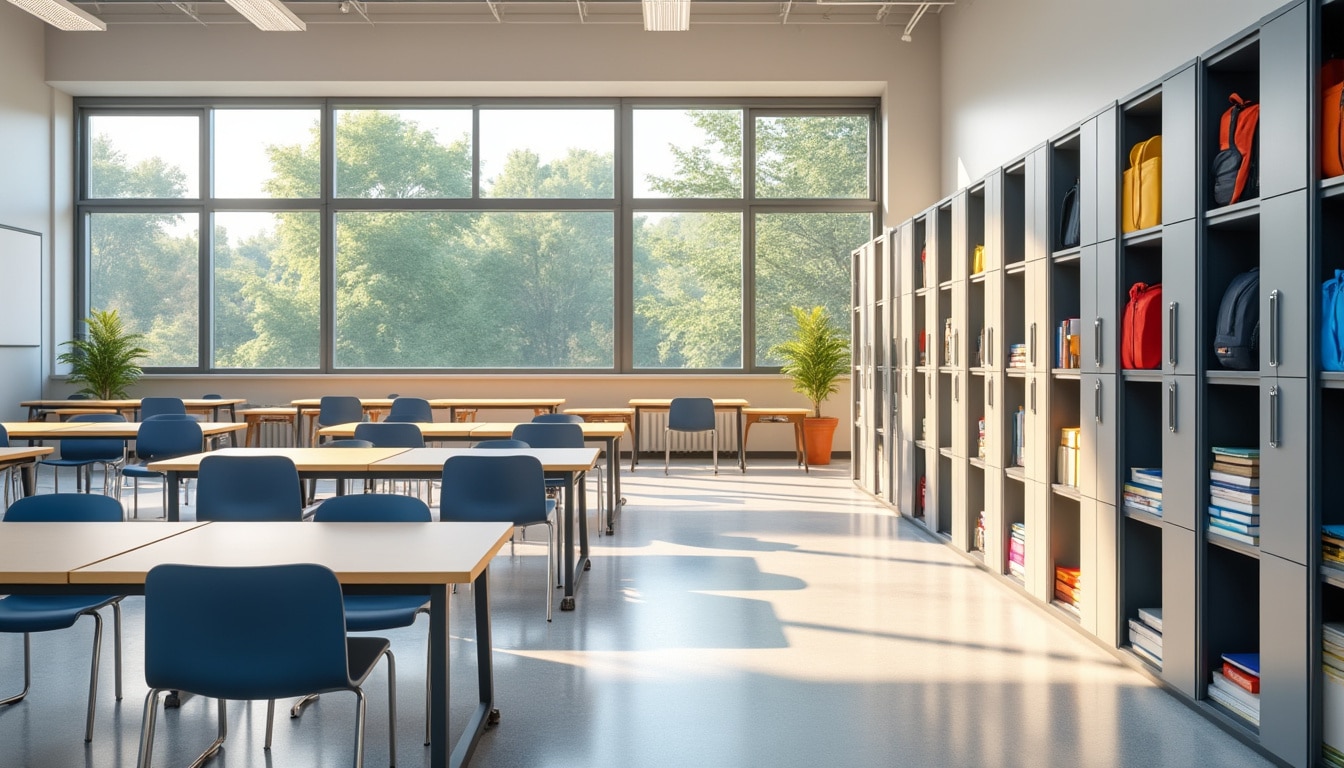 découvrez comment les casiers individuels jouent un rôle clé dans les classes flexibles en offrant un espace de rangement personnel, essentiel pour compenser l'absence de bureaux attitrés et favoriser l'organisation des élèves.
