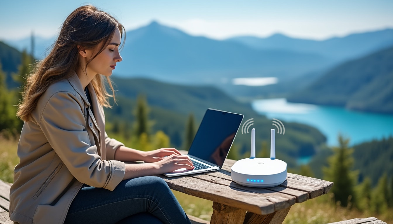 découvrez comment les routeurs portables 5g assurent une connexion internet fiable et continue pour les nomades numériques en déplacement.